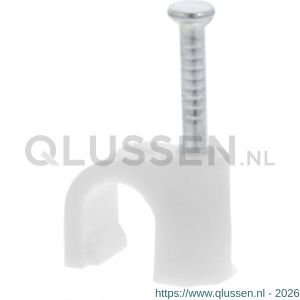 Q-Link kabelclip rond 7 mm wit set 170 stuks 00.530.38