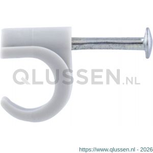 Q-Link kabelclip rond 8-10 mm grijs set 120 stuks 00.530.45