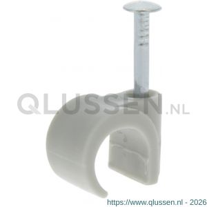 Q-Link kabelclip rond 8-10 mm grijs set 120 stuks 00.530.45
