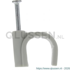 Q-Link kabelclip rond 14 mm grijs set 40 stuks 00.530.47
