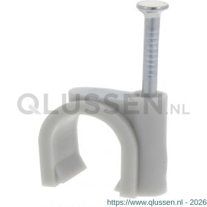 Q-Link kabelclip rond 14 mm grijs set 40 stuks 00.530.47
