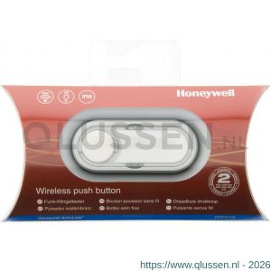 Honeywell beldrukker type DCP511G draadloos liggend IP 55 grijs 00.634.70