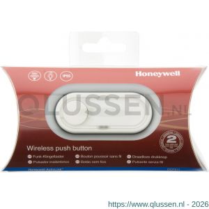 Honeywell beldrukker type DCP511 draadloos liggend IP 55 wit 00.634.71