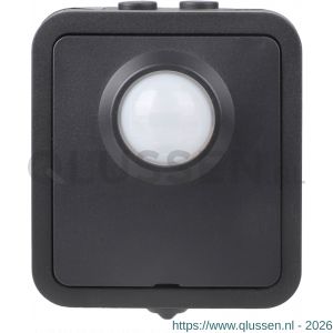 Q-Link bewegingsmelder opbouw met sensor en schakelaar IP54 zwart 00.946.95