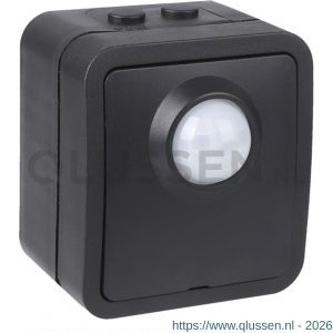 Q-Link bewegingsmelder opbouw met sensor en schakelaar IP54 zwart 00.946.95