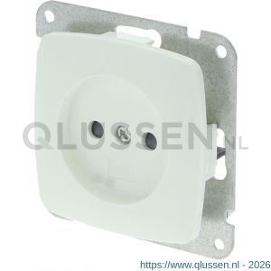 Q-Link contactdoos 1-voudig met kind-aanraakbeveiliging polarwit 01.064.25