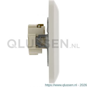Q-Link contactdoos inbouw 1-voudig met kind-aanraakbeveiliging polarwit 01.079.41