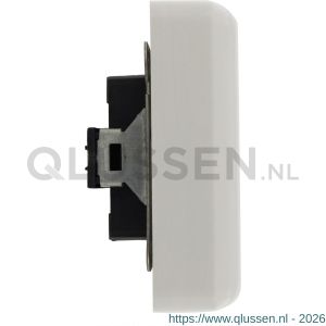 Q-Link contactdoos inbouw 2-voudig met kind-aanraakbeveiliging randaarde polarwit 01.079.50