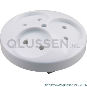 Q-Link contactdoos inbouw 3-voudig met kind-aanraakbeveiliging polarwit 01.079.54