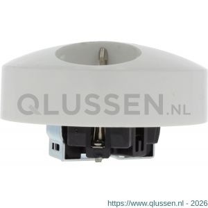 Q-Link contactdoos inbouw 3-voudig met kind-aanraakbeveiliging randaarde polarwit 01.079.56