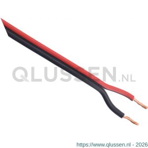 Q-Link luidsprekersnoer 2x0,75 mm2 100 m rood-zwart 01.265.26