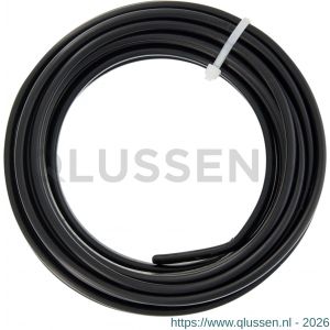 Q-Link huishoudsnoer plat belastbaar tot 1200 W 2x0.75 mm2 100 m zwart 01.265.39
