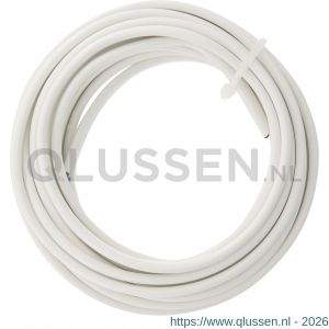 Q-Link huishoudsnoer plat belastbaar tot 1200 W 2x0.75 mm2 100 m wit 01.265.43