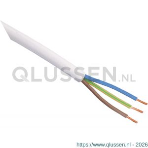 Q-Link huishoudkabel VMVL 3x1.0 mm2 100 m wit 01.265.83