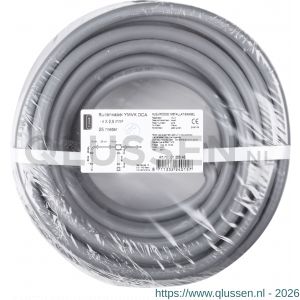 Q-Link buitenkabel YMVK DCA 4x2.5 mm2 25 m grijs 01.266.48