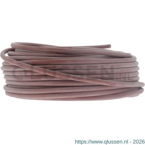 Q-Link siliconen kabel hittebestendig tot 180 graden 3x0.75 mm2 25 m rood-bruin 01.266.77