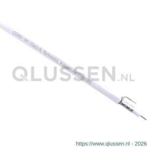 Q-Link coax kabel Professioneel klasse A diameter 7 mm2 100x1 m wit 01.267.99