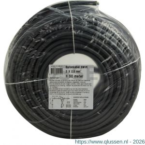 Q-Link buitenkabel XMVK 3x2.5 mm2 50 m grijs 01.268.07
