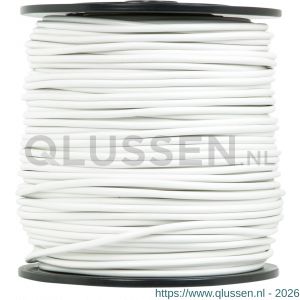 Q-Link huishoudsnoer VMVS belastbaar tot 1200 W 2x0.75 mm2 wit 01.269.00