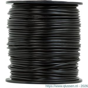 Q-Link huishoudsnoer VMVS belastbaar tot 1200 W 2x0.75 mm2 zwart 01.269.01