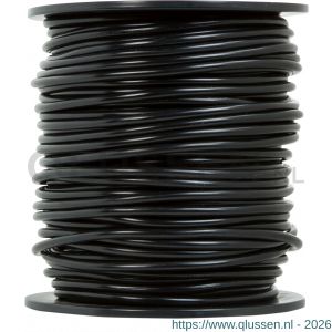 Q-Link huishoudkabel hittebestendig tot 90 graden 3x1.0 mm2 100x1 m zwart 01.269.04