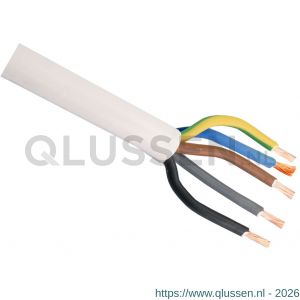 Q-Link huishoudkabel VMVL 5x2.5 mm2 wit 35x1 m 01.269.05