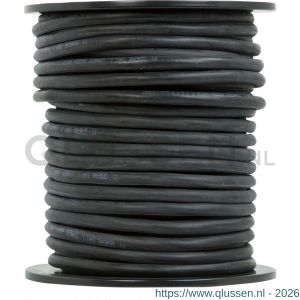 Q-Link rubber kabel glad 3x2.5 mm2 1 m zwart set 50 stuks 01.269.06