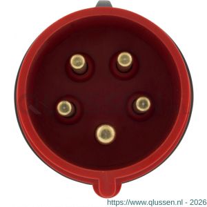 Q-Link krachtstekker 4-polig A 32 A twist montage rood 01.371.39