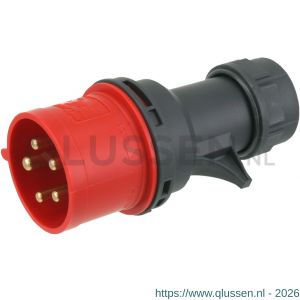 Q-Link krachtstekker 4-polig A 32 A twist montage rood 01.371.39