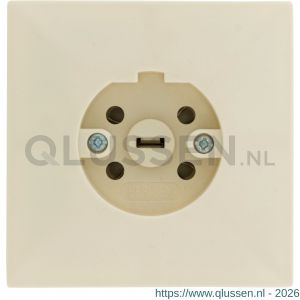 Q-Link contactdoos Perilex inbouw 16 A crème 01.372.10