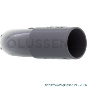 Pipelife bocht PVC slagvast diameter 5-8 inch grijs set 5 stuks 01.474.05