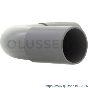 Pipelife bocht PVC slagvast diameter 3-4 inch grijs set 3 stuks 01.474.07