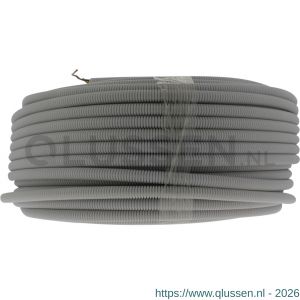 Q-Link installatiebuis Flexiplus slagvast diameter 5/8 inch 100 m grijs voorbedraad 01.474.56