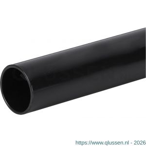 Pipelife installatiebuis diameter 5/8 verhoogd slagvast low frictIon 4 m PVC zwart 01.474.63