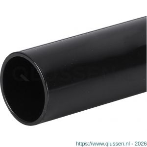 Pipelife installatiebuis diameter 3/4 verhoogd slagvast low frictIon 4 m PVC zwart 01.474.64