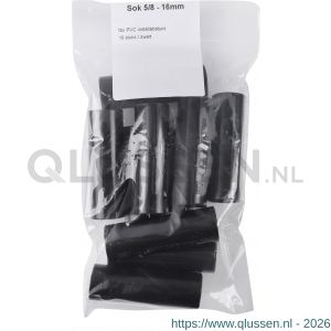 Pipelife sok diameter 5/8 PVC zwart 01.474.81