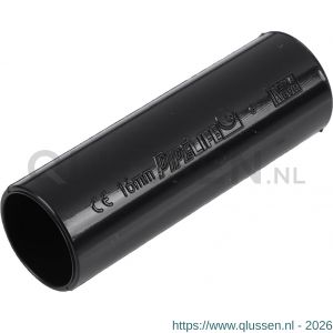 Pipelife sok diameter 5/8 PVC zwart 01.474.81