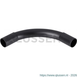 Pipelife bocht diameter 5/8 PVC zwart set 5 stuks 01.474.85