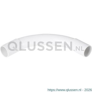 Pipelife bocht diameter 3/4 PVC wit set 3 stuks 01.474.86