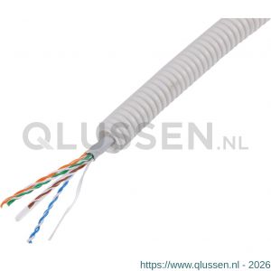 Q-Link installatie buis diameter 5/8 flexibel bedraad UTP CAT6 25 m 01.474.91