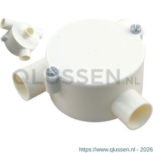 Attema lasdoos Top-T-trekdoos achterinvoer diameter 5/8 crème 01.475.85
