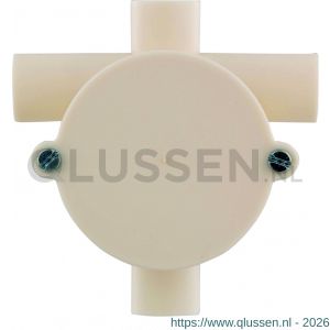 Attema lasdoos kruisdoos diameter 5/8 crème 01.475.93