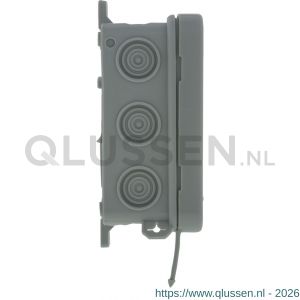 Q-Link kabeldoos met doorsteektules spatwaterdicht IP 54 grijs 01.476.56