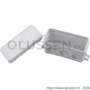 Q-Link kabeldoos met doorsteektules spatwaterdicht IP 54 grijs 01.476.56