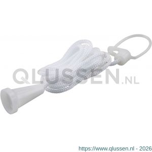 Q-Link trekkoord met reflecterende knop 145 cm wit 01.895.20