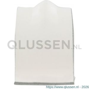 Q-Link zadel metaal voor installatiebuis 5/8 inch 16 mm met schroeven wit set 20 stuks 03.003.68