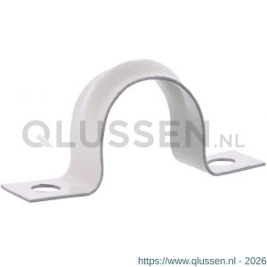 Q-Link zadel installatiebuis met schroeven 19 mm wit set 20 stuks 03.003.69