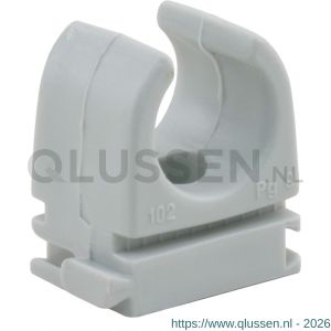 Q-Link klembeugel voor installatiebuis 16 mm 5-8 inch grijs set 20 stuks 03.003.70