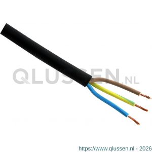 Q-Link neopreenkabel 3x1.0 mm2 10 m zwart 03.006.69