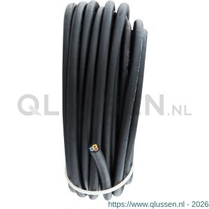 Q-Link rubber kabel glad 3x1.0 mm2 10 m zwart 03.006.95